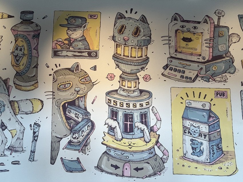 Exposition féline gratuite à Paris : les chats s'emparent des murs
