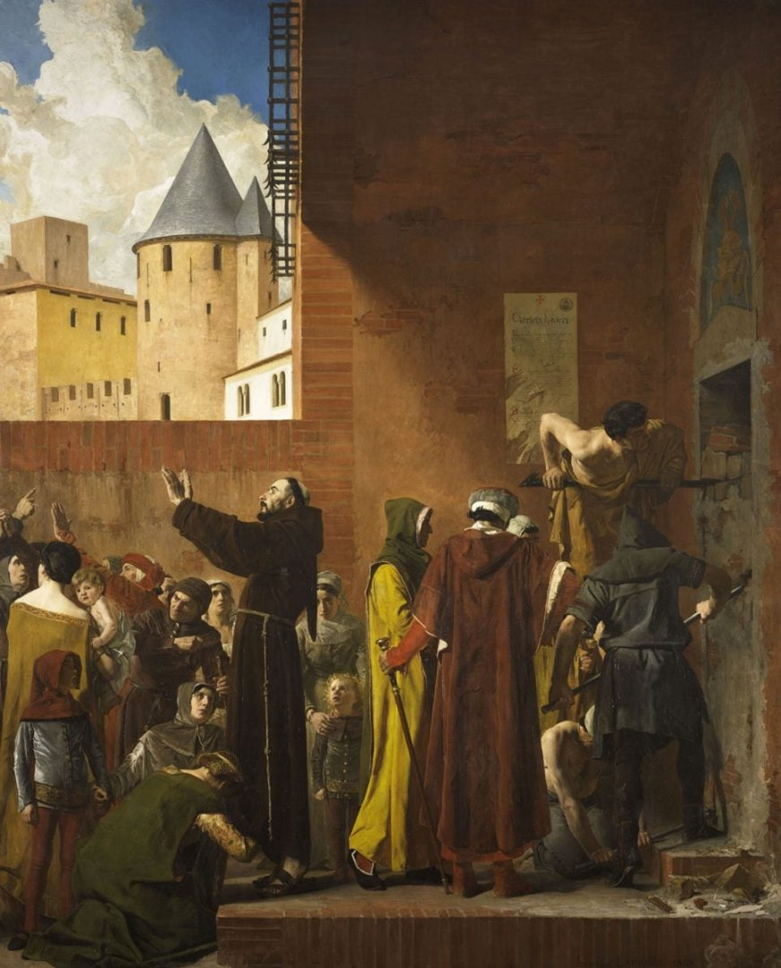 Jean Paul LAURENS, Les Emmurés De Carcassonne
