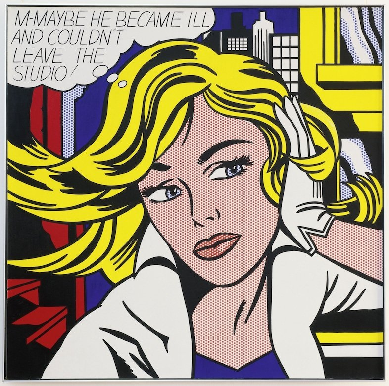 Roy Lichtenstein, M-Maybe (A Girl's Picture), 1965