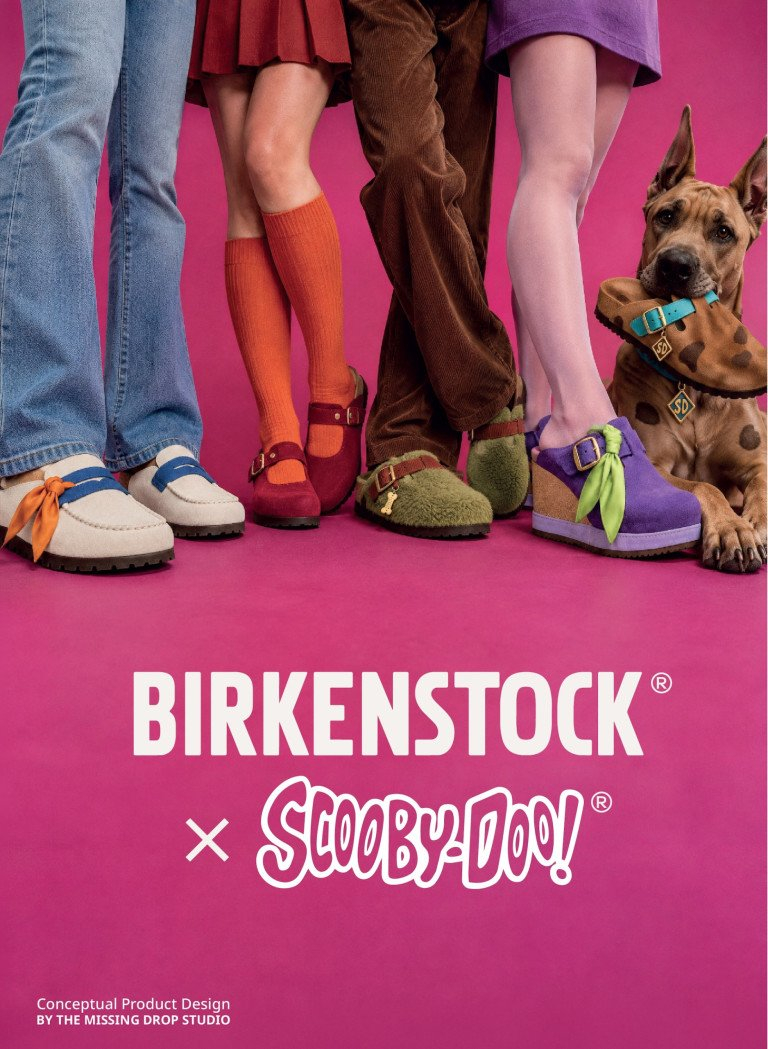 Birkenstock croise Scooby-Doo sous le crayon d’un studio design