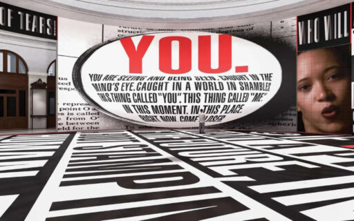 Barbara Kruger transforme les pleurs en slogans à la Bourse de Commerce