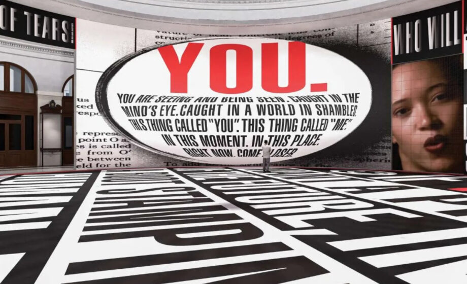 Barbara Kruger transforme les pleurs en slogans à la Bourse de Commerce