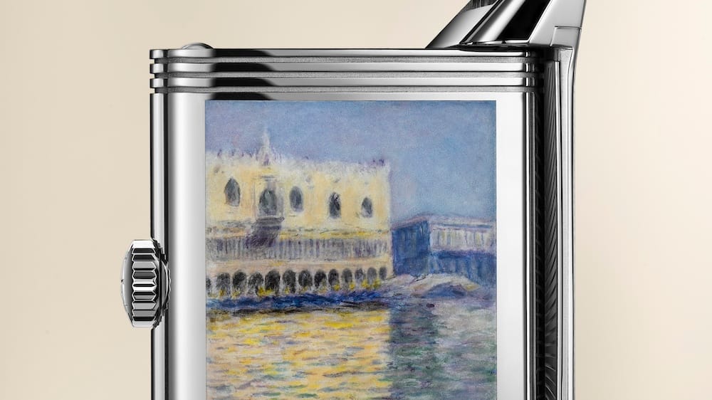 Venise et ses merveilles au dos d'une montre de luxe