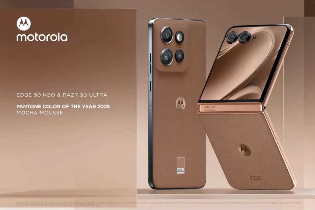MOTOROLA X PANTONE : Mocha Mousse 