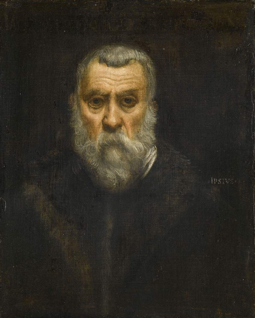 Tintoret, Autoportrait, vers 1588, huile sur toile, 63 x 52 cm, Paris, Musée du Louvre. © GrandPalaisRmn (musée du Louvre) / Stéphane Maréchalle